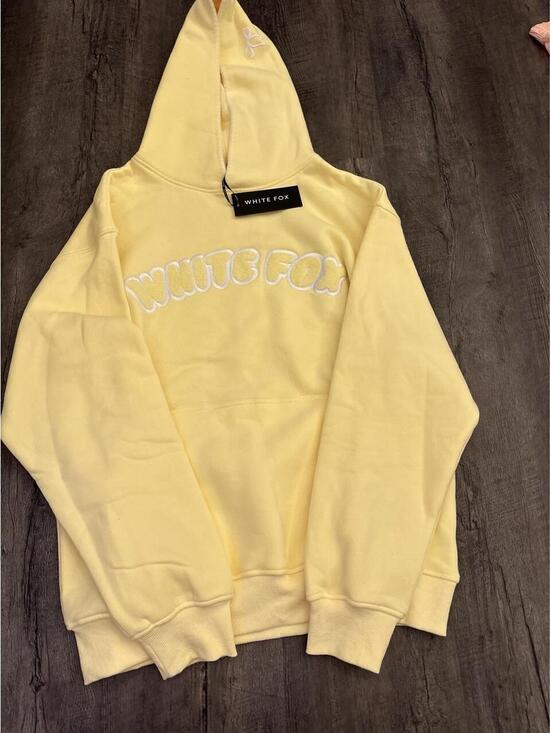 White Fox Boutique Tops - White Fox Boutique Women's Yellow Hoody
